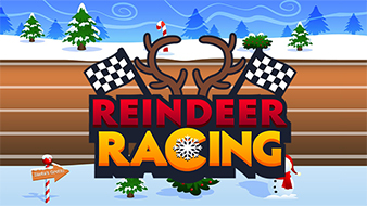 Reindeer Racing voice controlled game cover