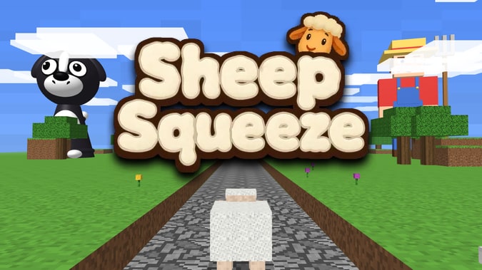 Sheep Squeeze voice controlled game cover